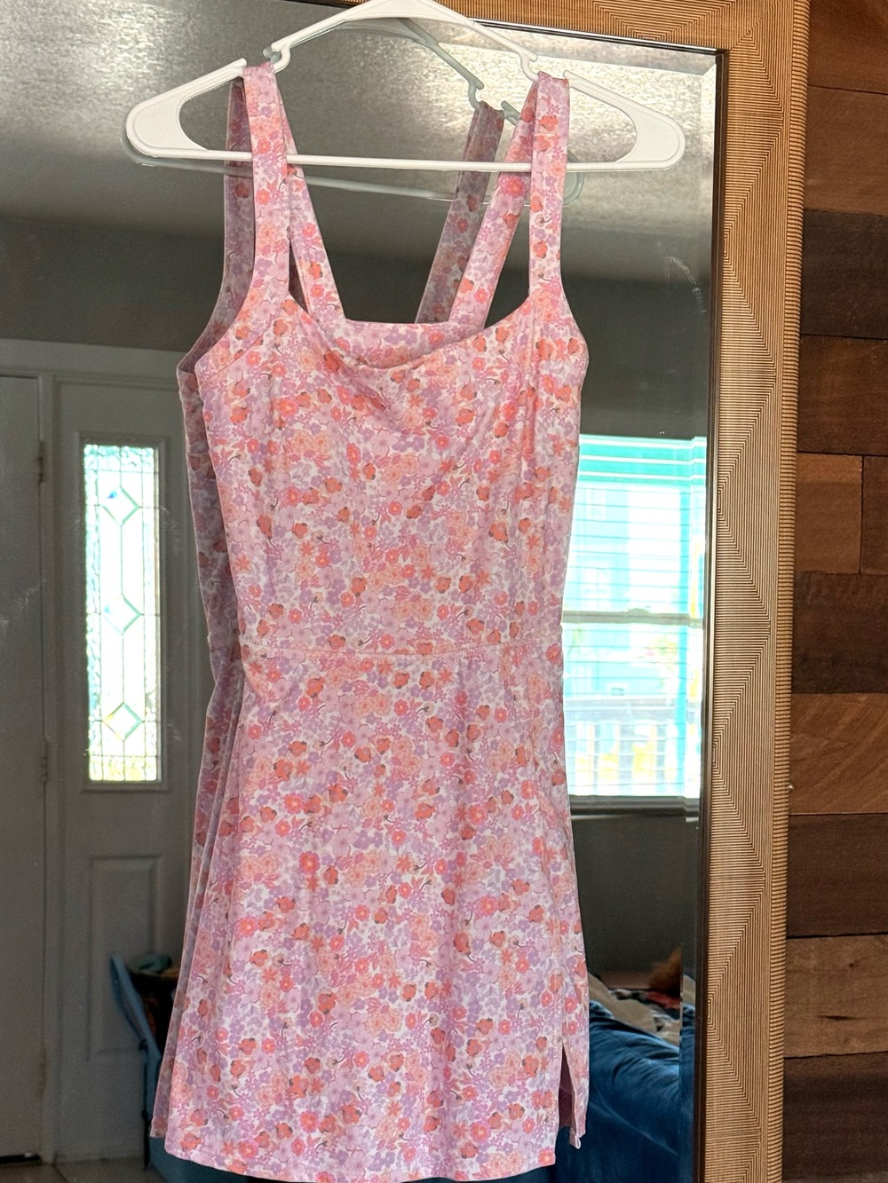JoyLab Pink Floral Mini Dress